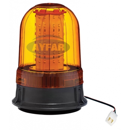 TR519 - 6 DÖNER TRAFİK İKAZ LAMBA  LED TİPİ SARI