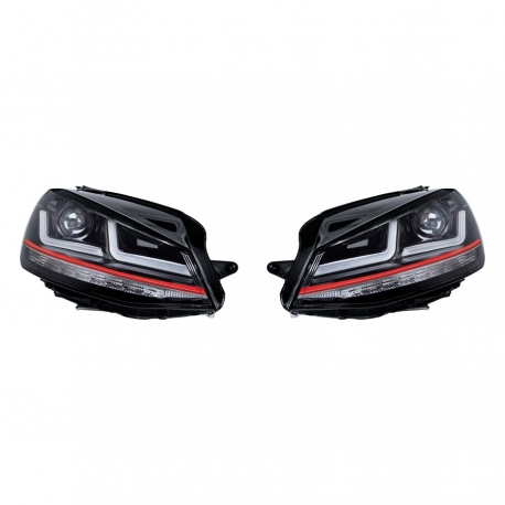 OSRAM VW Golf VII LEDriving Komple Led Far (Siyah - Halogen Soketli)