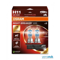 H11 NIGHT BREAKER 220 %220 FAZLA IŞIK